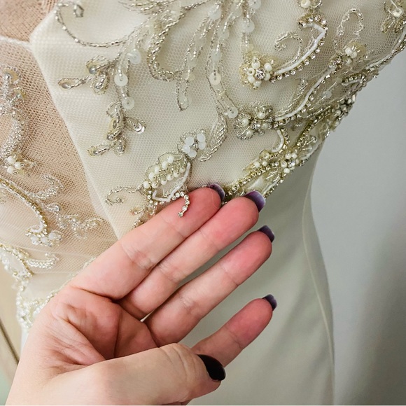 Casablanca Gowns Seabreeze Collection Wedding Dress Gown style 2193 size 10 - Picture 11 of 15